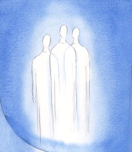 神圣的三位一体，一位神，三个人，以耀眼的光彩生活在基督徒的灵魂中，2002年（纸上w - c） 作者 伊丽莎白王