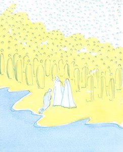 我们应该问自己的一个大问题是：“我准备上天堂了吗？”我们非常需要悔改，pen悔和净化。，2003年（纸上水洗） 作者 伊丽莎白王