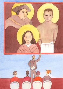 2003年，每个时代都有烈士为真理（纸上写有w - c） 作者 伊丽莎白王