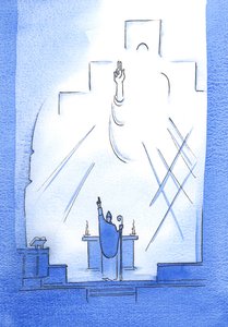 通过每位与教皇交往的主教，父神使我们成圣，教导并引导我们，2002年（纸上有字） 作者 伊丽莎白王