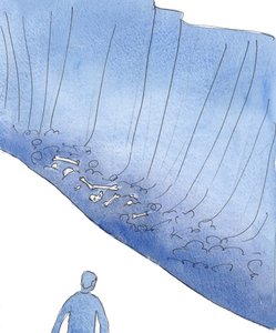 我们有话要说“堕入”罪恶，或者说有“堕落”入地狱的危险，2004年（纸上w - c） 作者 伊丽莎白王