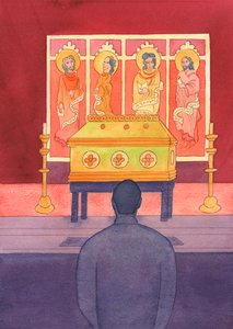 我们与死去的圣徒有活泼的关系，所以我们应该与他们交谈，2003年（纸上写有w - c） 作者 伊丽莎白王