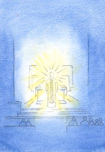 我们自己靠着上帝的恩典，可以消除使我们与基督分开的障碍，2002年（纸上写有水） 作者 伊丽莎白王