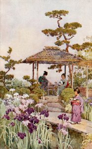 鸢尾花园（彩色平版） 作者 艾拉·杜甘蔗