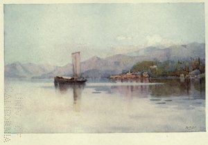 贝拉吉奥，科莫湖，理查德·巴戈特《意大利湖泊》插图