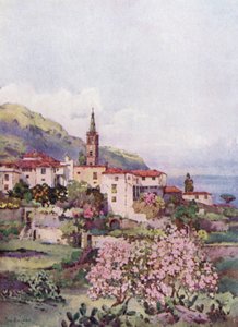 Realejo Alto（彩色光刻） 作者 艾拉·杜甘蔗
