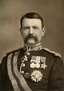 查尔斯-沃伦爵士中将，G.C.M.G."，1900年。 作者 埃利奥特和弗莱