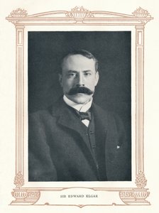 爱德华·埃尔加爵士（Edward Elgar），1895年。 作者 埃利奥特和弗莱