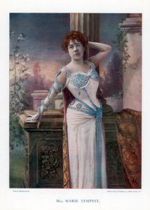 玛丽·坦佩女士（Dame Marie Tempest），英国歌手和女演员，1901年。