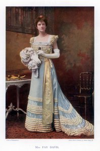 美国舞台女演员费·戴维斯（Fay Davis），1901年。