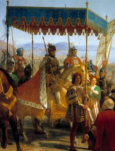 查理八世（1470-1498）在那不勒斯入境 作者 伊洛伊·菲尔曼·费伦（Eloi Firmin Feron）