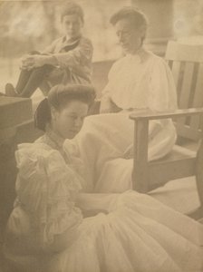 团体肖像，约1900年。 作者 埃玛·斯宾塞