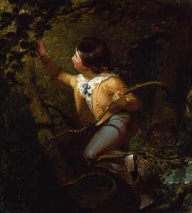 鸟巢，1837年。 作者 伊曼纽尔·戈特利布·洛伊茨
