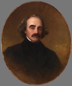 纳撒尼尔-霍桑，1862年。 作者 伊曼纽尔·戈特利布·洛伊茨