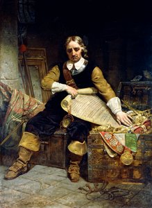 奥利弗·克伦威尔（Oliver Cromwell），1867年 作者 伊曼纽尔·戈特利布·洛伊茨