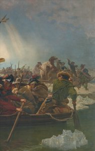 1776年12月25日，华盛顿穿越特拉华河 作者 伊曼纽尔·戈特利布·洛伊茨