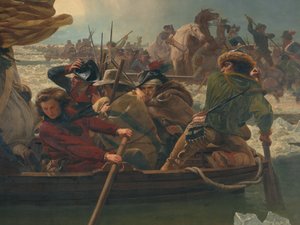 1776年12月25日，华盛顿穿越特拉华河 作者 伊曼纽尔·戈特利布·洛伊茨