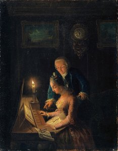 音乐课，1769年 作者 伊曼纽尔·汉德曼