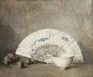 扇子》，约 1919 年（布面油画） 作者 埃米尔·卡尔森