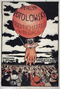 Potolowsky手套制造商的海报，1897年