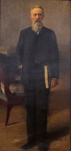 作曲家尼古拉-里姆斯基-科萨科夫的肖像 1844-1908，约1900年 作者 埃米尔·奥斯卡罗维奇·威塞尔