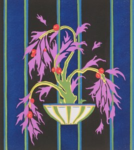 Floreal：Dessins  Coloris Nouveaux"，约 1920 年（pochoir 印刷品） 作者 埃米尔·阿兰·塞盖