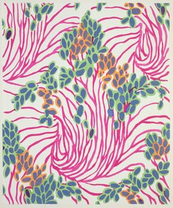 花卉设计主题来自“Floreal：Dessins & Coloris Nouveaux”，c.1920（模板印刷）