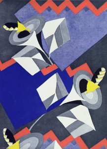 40 号图版，来自“Prismes”，1931 年之后（彩色平版印刷） 作者 埃米尔·阿兰·塞盖