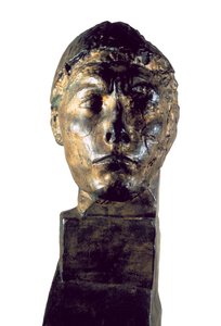 “Head of Apollo”. Bronze sculpture by Antoine Bourdelle (1861-1929)