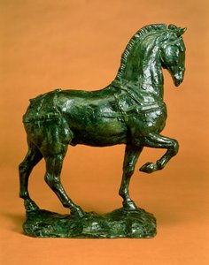 没有马鞍的马； Cheval sans Selle，约于1915年 作者 埃米尔·安托万·鲍德尔