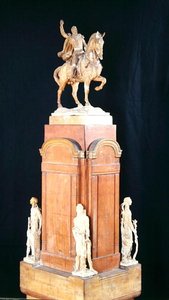 Carlos Maria de Alvear将军纪念碑（1788-1852）（木头和石膏）的Maquette