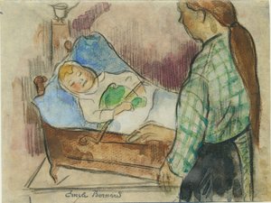 上床时间 作者 埃米尔·伯纳德（Emile Bernard）