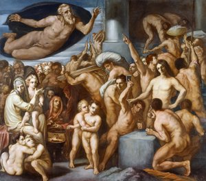 耶路撒冷圣殿的建造 作者 埃米尔·伯纳德（Emile Bernard）