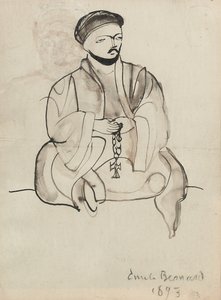 科普特神父，1893年 作者 埃米尔·伯纳德（Emile Bernard）