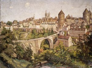 l“ Yonne景观，1907年 作者 埃米尔·伯纳德（Emile Bernard）