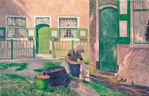 Ferme en Zud-Beveland，约1899年 作者 埃米尔克劳斯