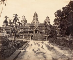 大塔的西面，1866年。 作者 埃米尔·格塞尔（Emile Gsell）
