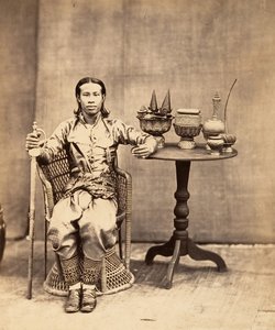 普拉-凯奥帕，国王的兄弟，1866年。 作者 Emile Gsell