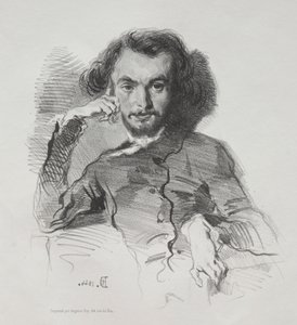 查尔斯-皮埃尔-波德莱尔 作者 埃米尔·伊西多尔·德罗伊（Emile Isidore Deroy）