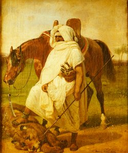 狮子猎人，1833年 作者 埃米尔·让·霍勒斯·韦尔内