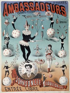 Johnsonlee, balancer, aux Ambassadeurs - Lévy 的海报，19 世纪末