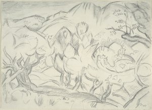风景，卡西斯 作者 埃米尔·奥东·弗里斯