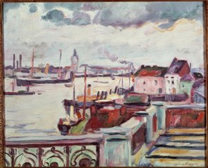 Le Port d’Anvers 作者 埃米尔·奥东·弗里斯
