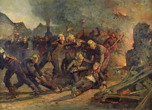 1887年巴黎消防队中校Froidevaux（1850-87）逝世 作者 埃米尔·雷纳德（Emile Renard）