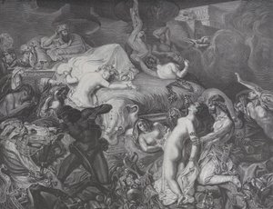 萨达纳帕尔，来自《世界画报》，1874年5月16日。 作者 埃米尔·托马斯