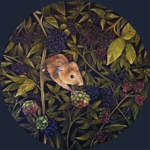 丰收鼠，2021 年（布面油画） 作者 艾玛·皮尤西