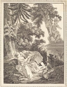 当晚 作者 Emmanuel Jean Nepomucène de Ghendt 模仿 Pierre Antoine Baudouin