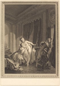 傍晚时分 作者 Emmanuel Jean Nepomucène de Ghendt 模仿 Pierre Antoine Baudouin