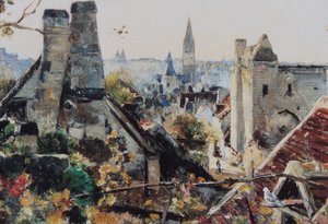 Beaulieu-lès-Loches 1880-89 年 10 月（布面油画） 作者 伊曼纽尔·兰瑟（Emmanuel Lansyer）