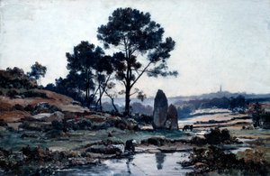 杜纳内斯（Douarnenez），1885年。 作者 伊曼纽尔·兰瑟（Emmanuel Lansyer）